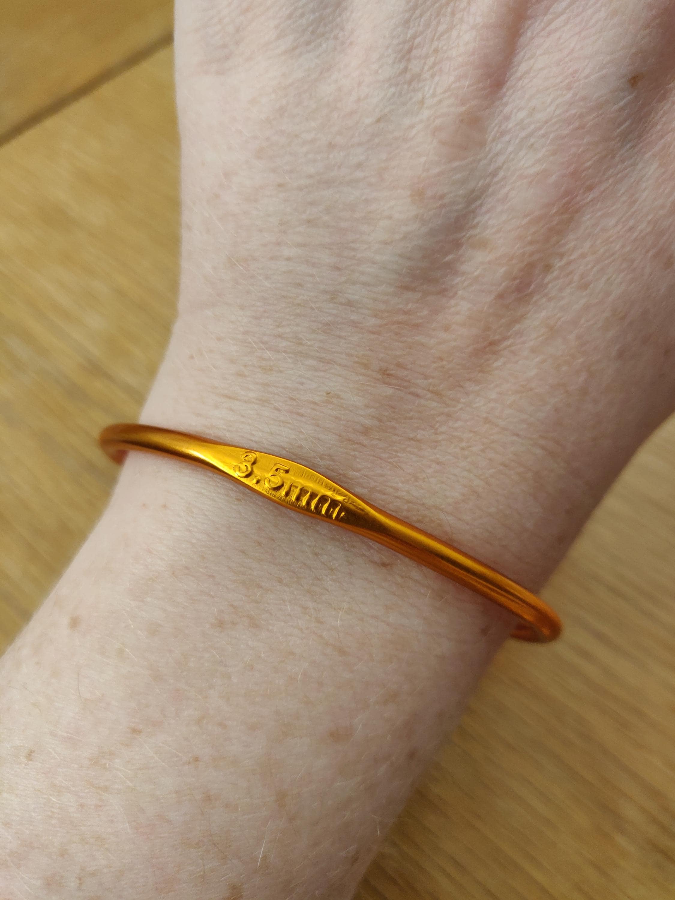Handmade Recycled Crochet Hook Bangle Bracelet, Knitting Gift - Etsy