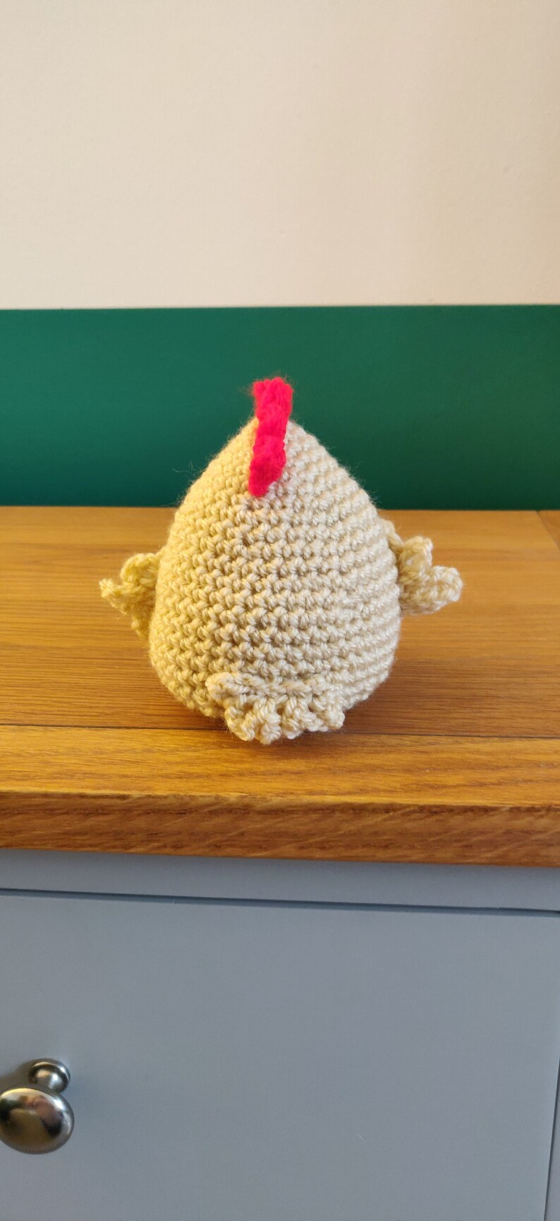 Chicken Shelf Sitter, Hen Gift, Shelf Buddy, Chicken Ornament, Figurine, Plush, Chicken Home Decor, Hen on Nest, image 6