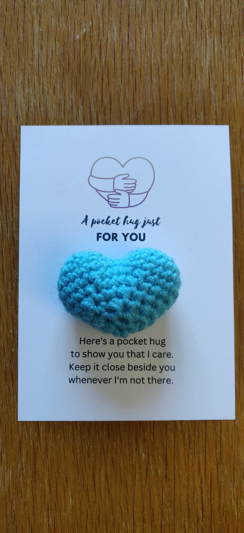 Pocket Hug Heart Token Pocket Hug For Mum Son Daughter