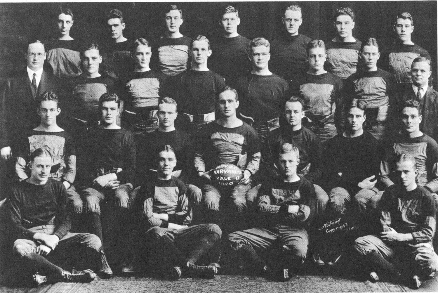YALE UNIVERSITY Football Team in 1920 Vintage Photo Art Etsy