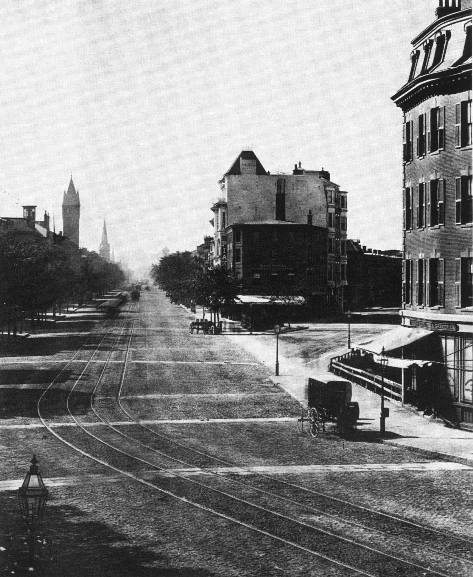 BOSTON MA Tremont Street in the South End Circa 1875 Etsy