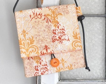 About Town Bag II - crossbody purse - hip bag - minimal purse - gift idea - back to school - travel bag - party purse - orange chandeliers