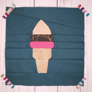 PDF Eistüte Quilt Block Schnittmuster - pdf Nähprojekt - DIY Nähprojekt - DIY Nähprojekt - DIY Nähprojekt - DIY Nähprojekt - DIY Nähprojekt