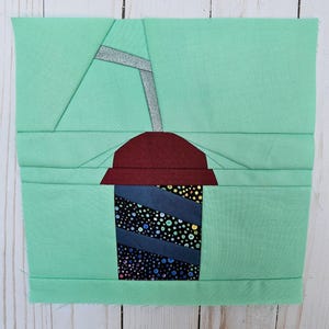 PDF Soda Pop Quilt Block Pattern - foundation paper piecing pattern - quilt design - fpp pattern - DIY sewing project