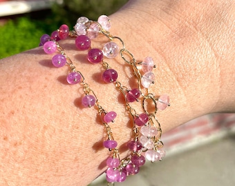 Gemstone Dangle Bracelets