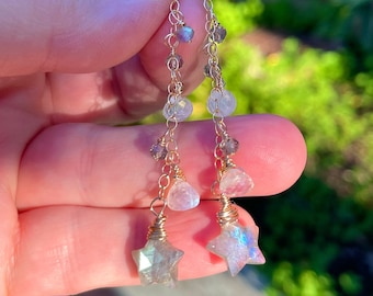 Starry Night Drop Earrings