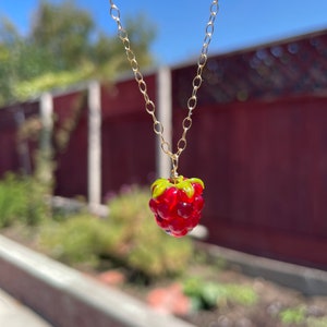 Little Raspberry Necklace