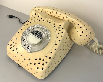 Vintage Telephone Lamp, Night light, Phone lamp, Table Lamp, Retro, LED.