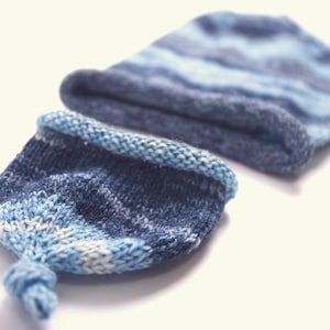Sprout - a baby cocoon and matching hat. Pattern only