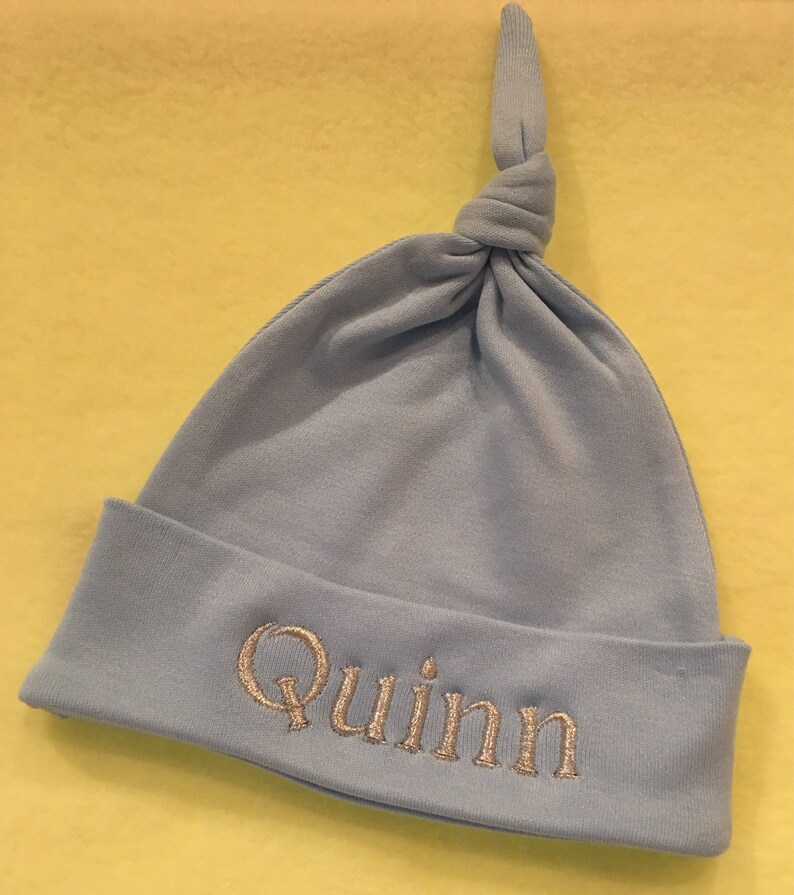 personalised baby boy hats