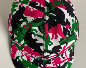 kids cap made with Japanese print cotton, cotton cap, baseball cap, sun hat UV cut interfacing, different patterns