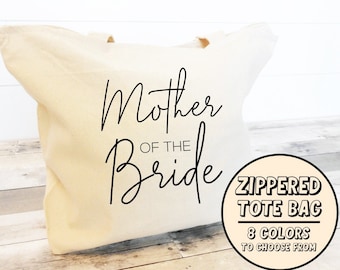 Large Mother of the Bride Tote Bag, Mother of the Bride Gift Bag, Mother of the Bride Bag, Mother of the Bride Gift Ideas, Gift for MOB