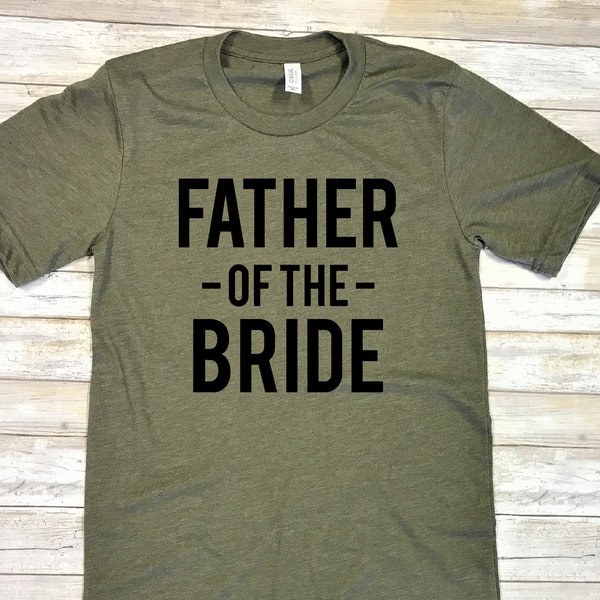 Father of the Bride Shirt / Father of the Groom Shirt / Father-of-the-Bride / Father-of-the-groom / Dad Wedding Shirt / Dad Bachelor Party