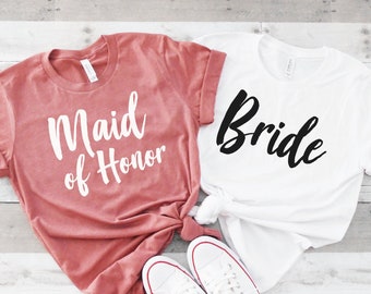 Bridesmaid Shirts, Bridesmaid Proposal, Bridesmaid Gifts, Will you Be My Maid of Honor Shirt, Getting Ready Shirts, Unisex Fit Loose Tees