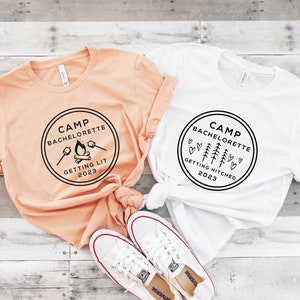 Camp Bachelorette Shirts, Camping Bachelorette Shirts, Camping Bachelorette Party Tees, Camping Tees, Camp Bachelorette Tees, Getting Lit