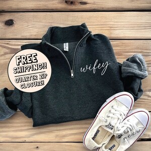 Cute quarter zip pullovers discount