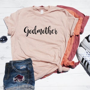 Godmother Shirt Godmother Gift Godmother T-shirt Unisex - Etsy