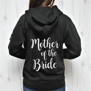 Mother of the bride hoodie clearance