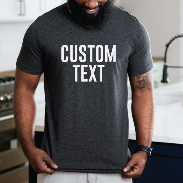 Custom Men's Shirt, Mens Custom Tee, Custom Mens T-Shirt, Grandpa Est, Gramps Est, Papa Est Shirt, Custom Name Mens Shirt Tee Father's Day