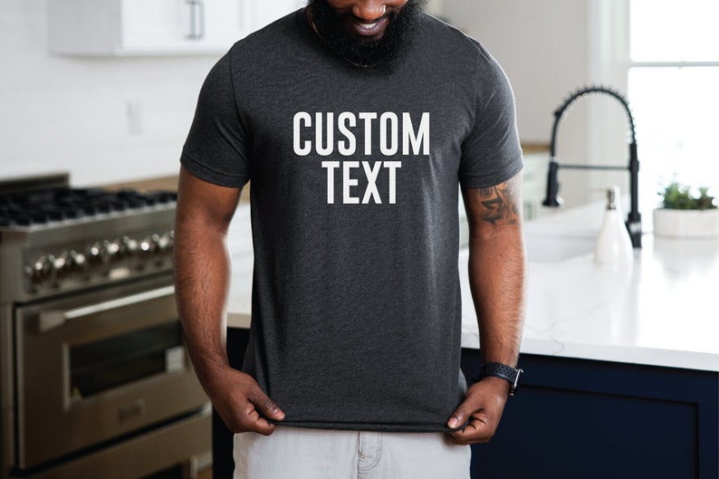 Custom Men's Shirt Mens Custom Tee Custom Mens Tshirt Etsy