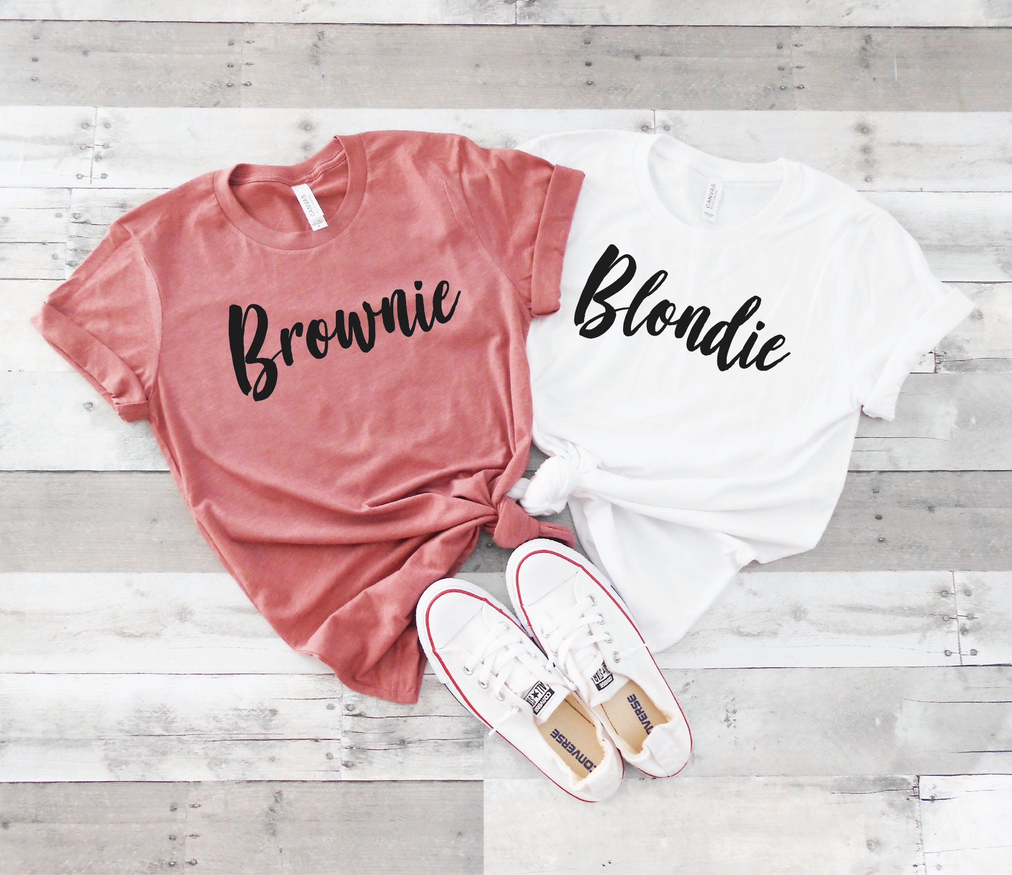 Blondie and Brownie Shirts Blondie Shirt / Brownie / - Etsy