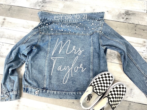 Mrs denim jacket sales