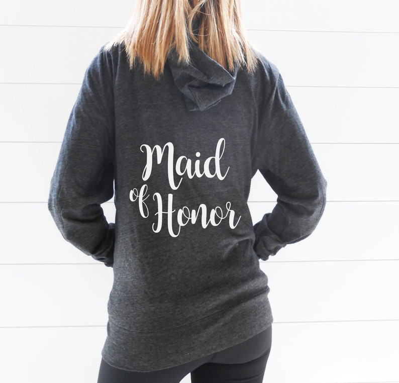 Mrs Bride sweatshirt jacket. Bride hoodie. Bridal hoodie. Bridal sweatshirt Zip-Up. Mrs hoodie sweatshirt jacket. Bachelorette Zipup. image 3