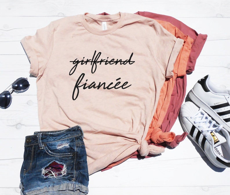 Girlfriend Fiancee Shirt, Future Mrs, I Said Yes, Engagement Shirt, Engagement Gift, Fiance Shirt, Bachelorette Party Shirt, Future Mrs image 1