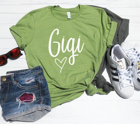Camisa Gigi Camiseta Gigi Camiseta Gigi Camisa Gigi Linda Regalo para Gigi Regalo de la abuela Camisa de la abuela Camiseta de la abuela