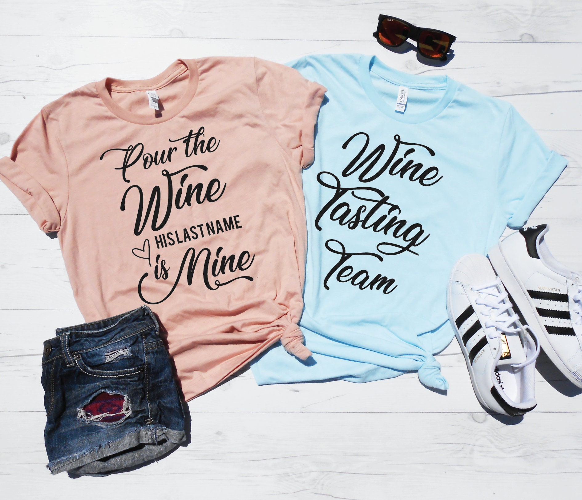 Pour The Wine His Last Name is Mine Wine Tasting Team Wine Etsy