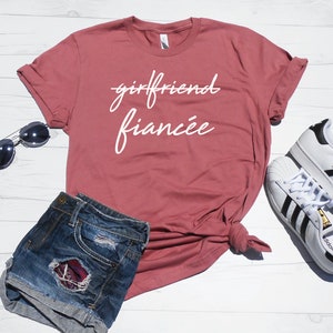 Girlfriend Fiancee Shirt, Future Mrs, I Said Yes, Engagement Shirt, Engagement Gift, Fiance Shirt, Bachelorette Party Shirt, Future Mrs image 8