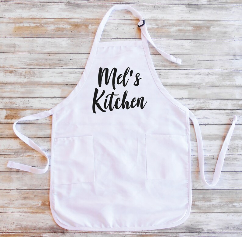 Mens Aprons Womens Apron Custom Text Apron Personalized Etsy