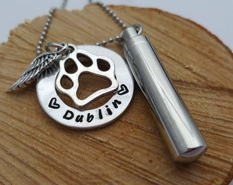 Pet Memorial Jewelry Pet Cremation Necklace Cremation