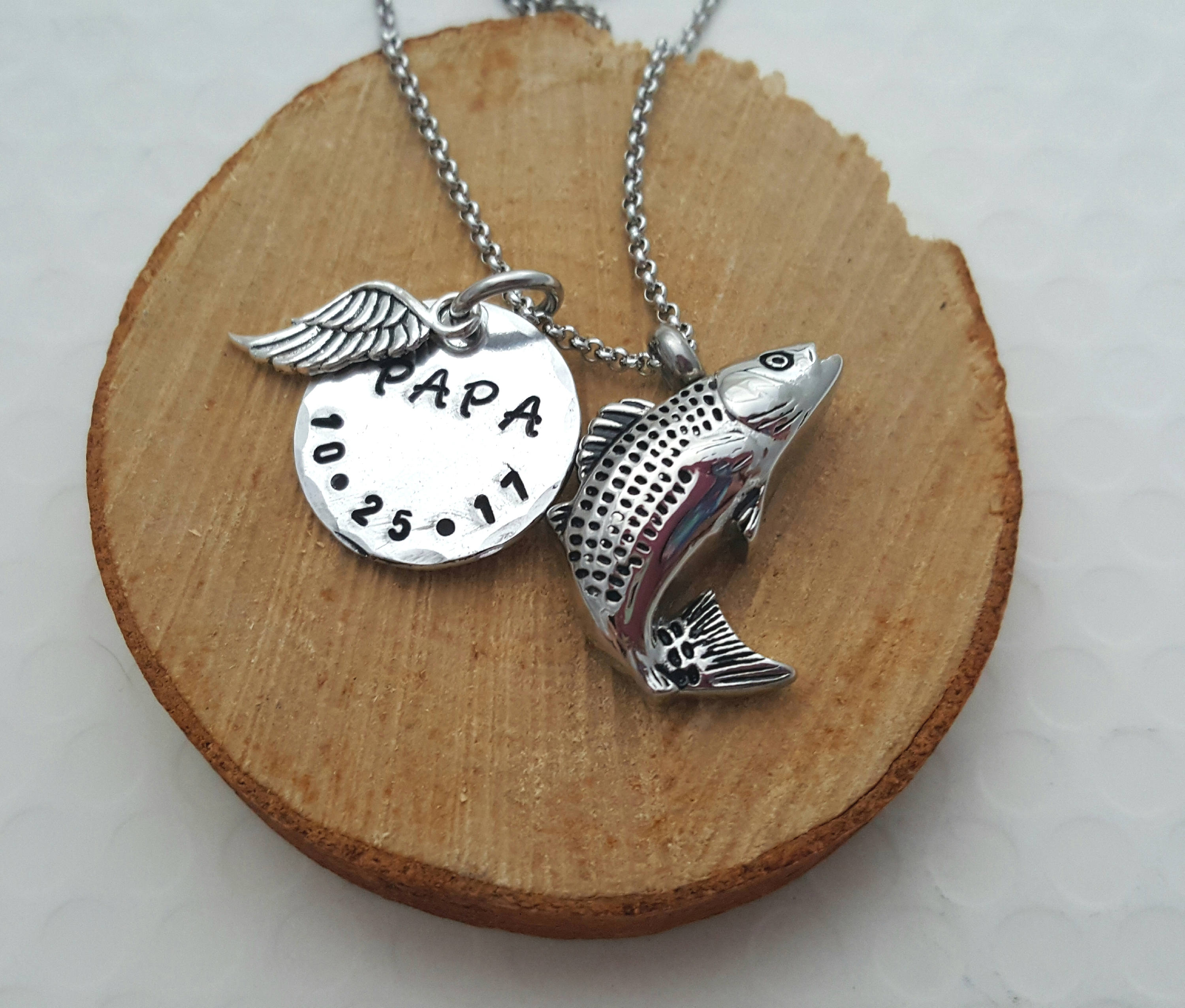 Fishing cremation jewelry Clearance