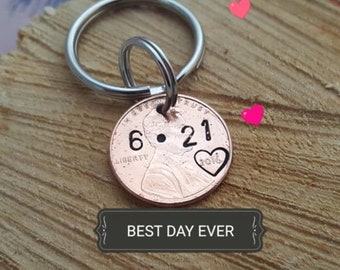 18th Birthday Gifts, 18 Birthday Penny Keychain,  18th Birthday Party, 18th Birthday Decorations, Personalized 18th Birthday Gift Girl, Boy