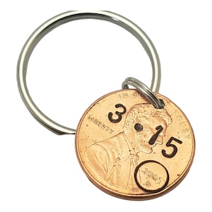 Traditional Copper Penny Gift for 7th Anniversary, Custom Copper Coin Anniversary Gift Idea for Husband. Unique Anniversary Gifts for Wife