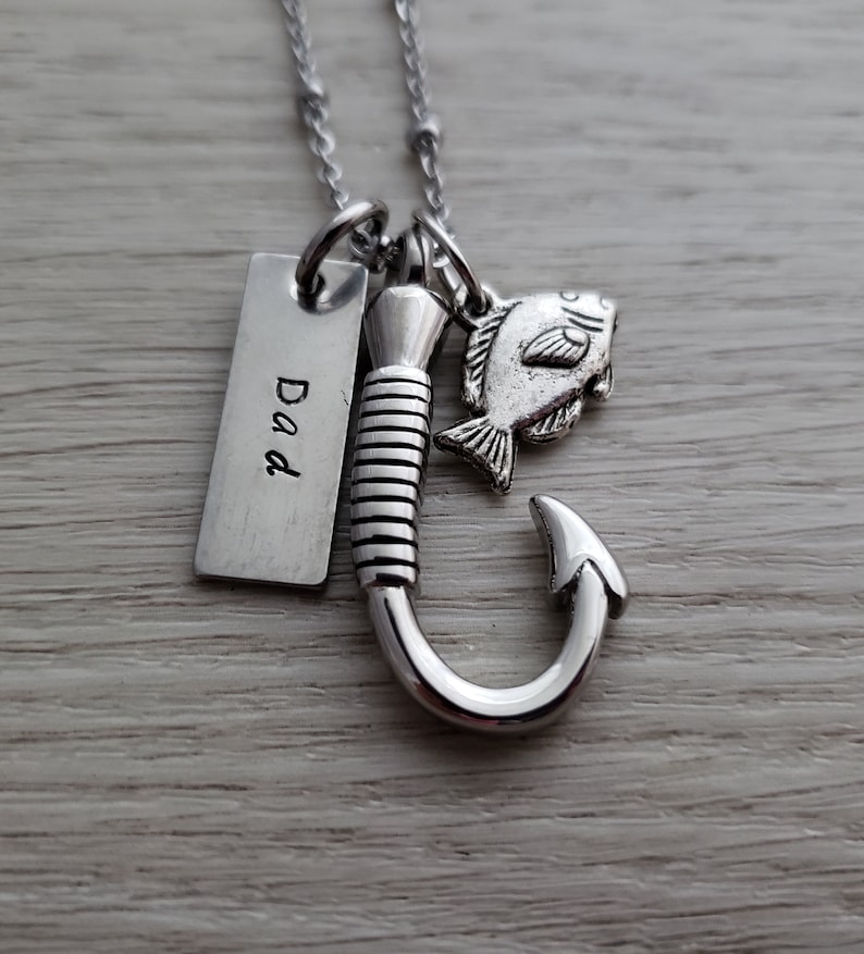 Fish Hook Urn Necklace Cremation Jewelry Necklace for Ashes Etsy