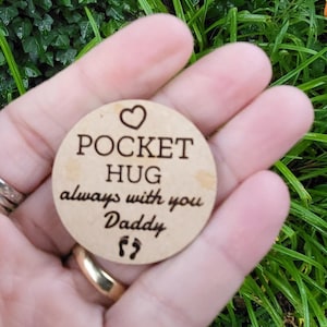 Infant loss remembrance coin, memorial pocket token,  I am with you always, miscarry gift, dad of an angel, memorial gift,  Memorial coin