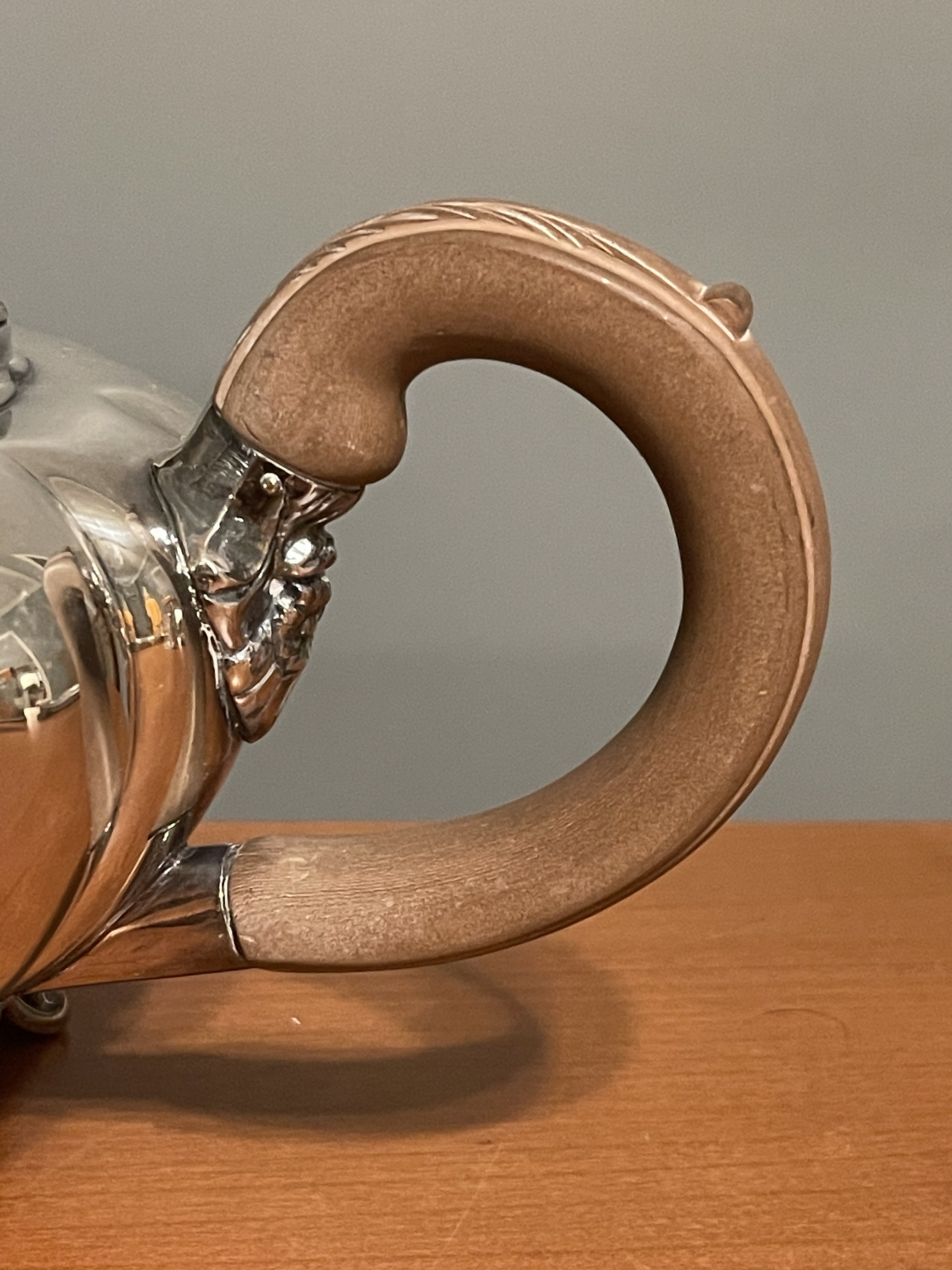 Silverplate Teapot Old English Melon Pattern Oneida Community Etsy