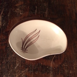Vintage Mid-Century 1950s-1960s Carlton Ware Retro Palette Shaped Mod Ceramic Ashtray