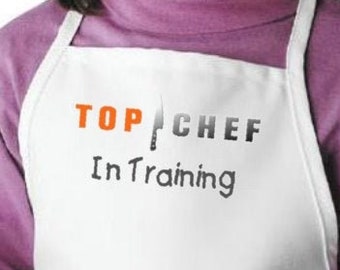 Kids Apron Top Chef In Training Aprons For Children