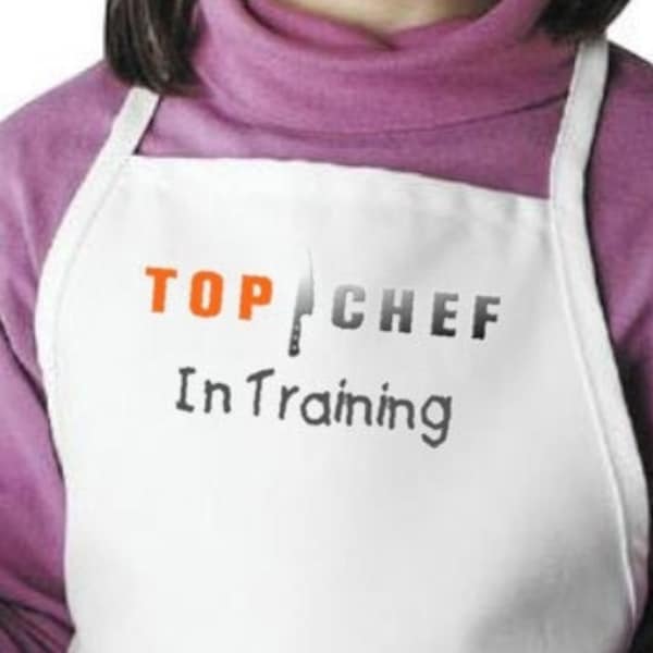 Kids Apron Top Chef In Training Aprons For Children