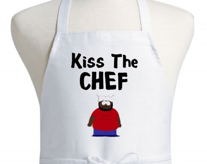 Kiss The Cook Aprons Funny Chef Aprons For Men And Women Cooking In