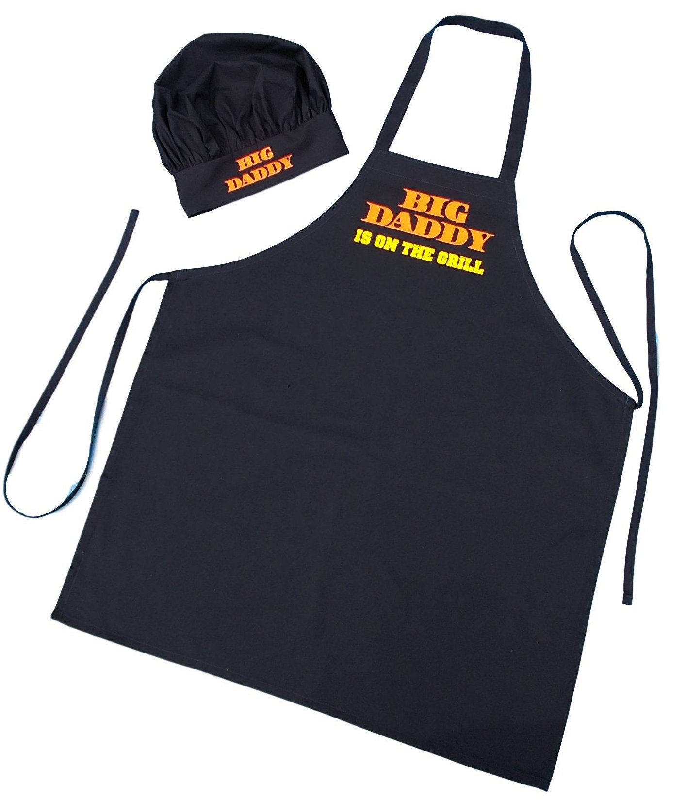 Funny Apron and Chef Hat Set Dude With the Food Chef Wear for 