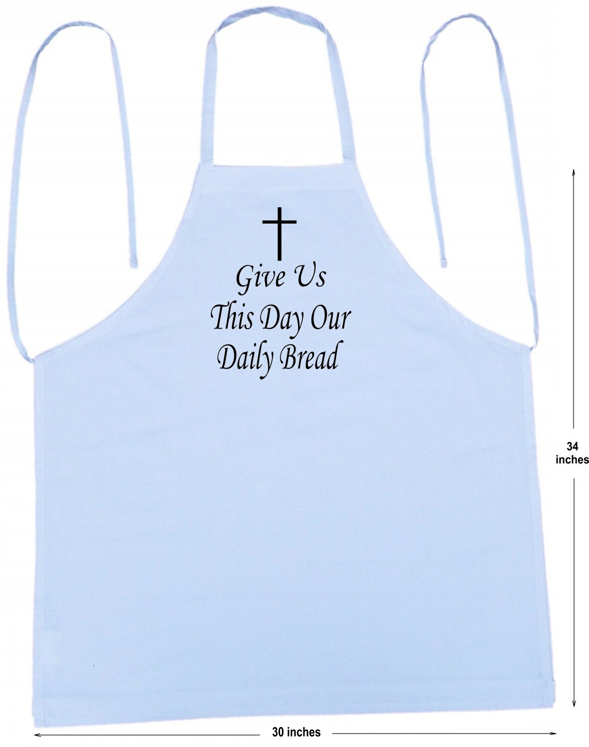 Christian Aprons Give Us This Day Our Daily Bread Kitchen Apron