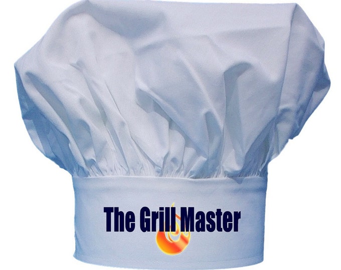 The Grill Master Barbecue Chef Hats For Men And Women, Toques For Grillers, Fully Adjustable