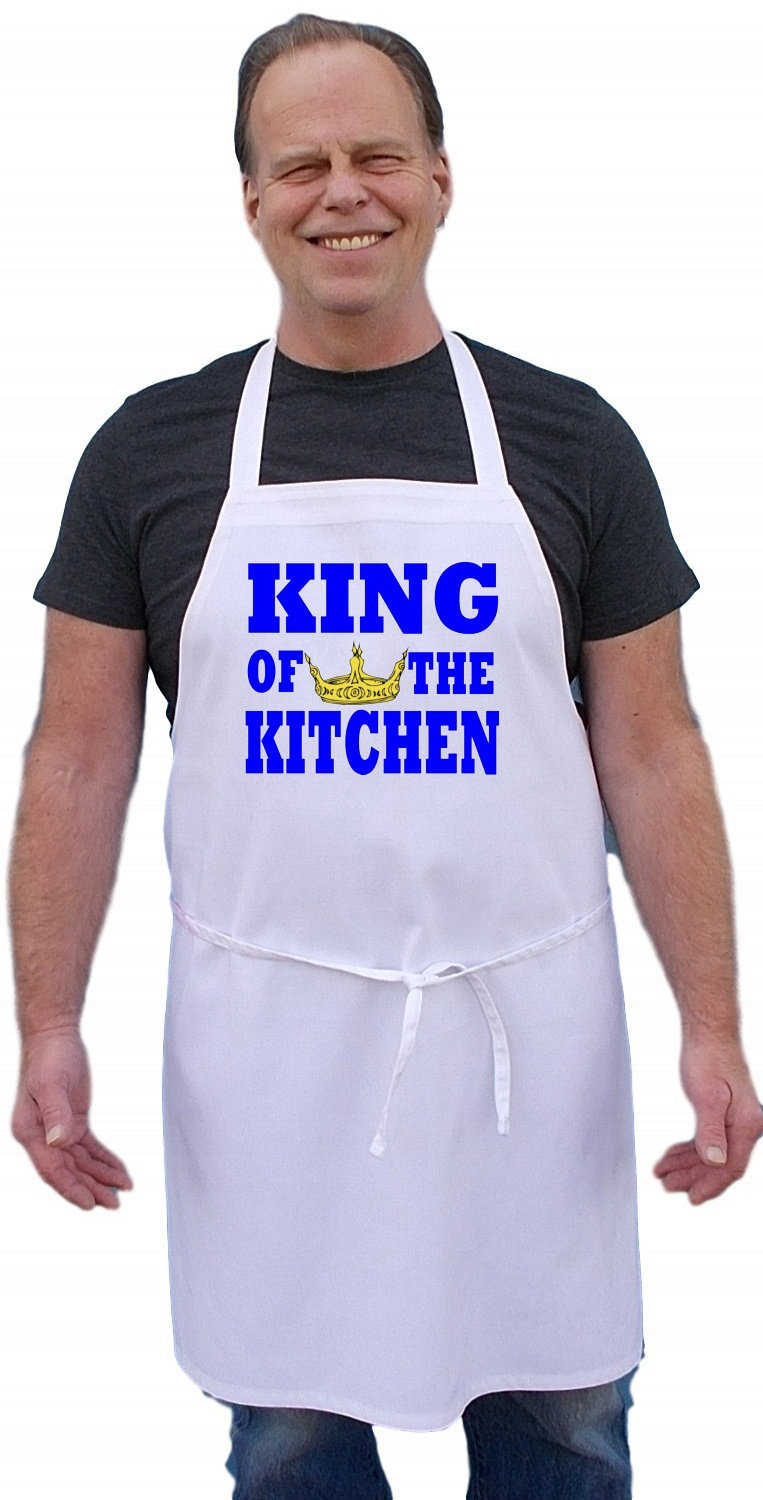 Novelty Cooking Apron King Of The Kitchen Aprons For Men ...