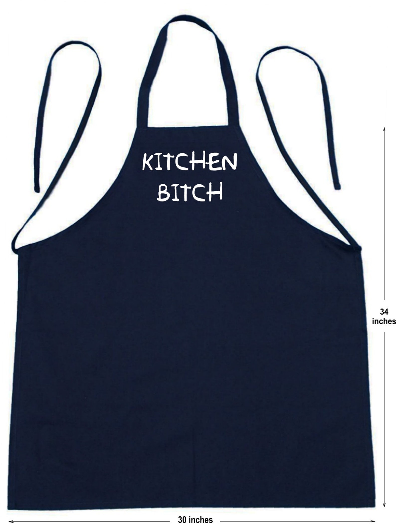 Funny Cooking Aprons Kitchen Bitch Adults Black Apron Novelty Etsy 