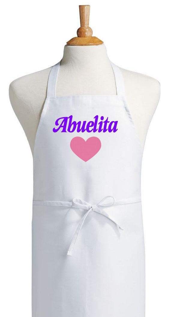 Abuelita Apron Spanish Grandma Kitchen Aprons For Women
