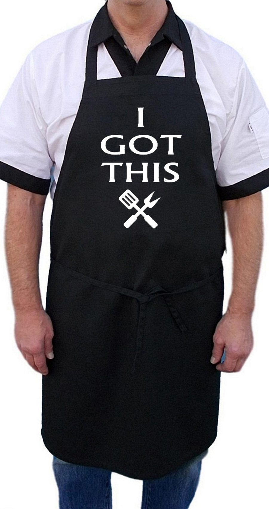 Funny BBQ Apron I GOT THIS, Black Grilling Aprons For Men And Women ...